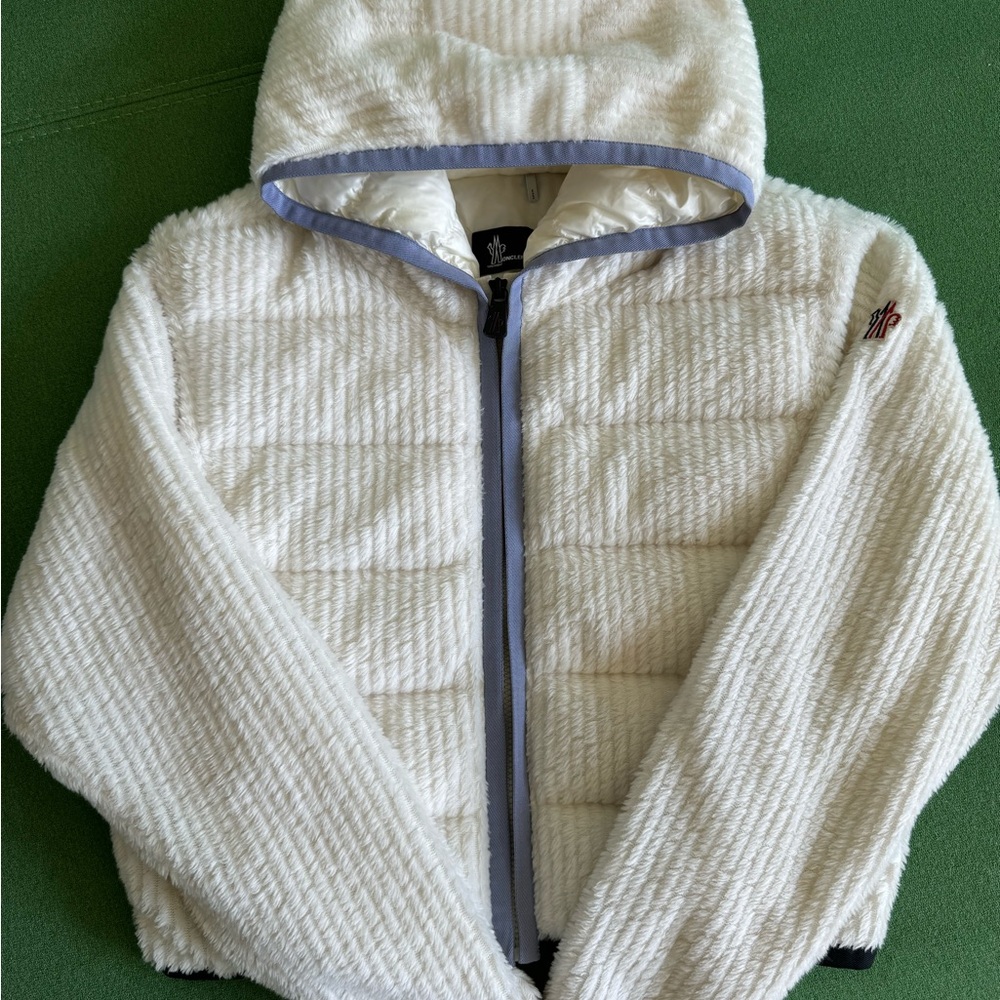 [SOLD] Moncler Grenoble Day-Namic Zip-Up Cardigan Medium White